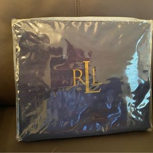 Ralph Lauren Navy twin flat sheet -New with Tags
